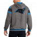 Толстовка на молнии Carolina Panthers G-III Sports by Carl Banks Extreme Full Back Reversible - Gray/Black
