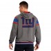 Толстовка на молнии New York Giants G-III Sports by Carl Banks Extreme Full Back Reversible - Royal/Gray