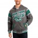 Толстовка на молнии New York Jets G-III Sports by Carl Banks Extreme Full Back Reversible - Gray/Green