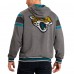 Толстовка на молнии Jacksonville Jaguars G-III Sports by Carl Banks Extreme Full Back Reversible - Gray/Black