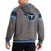 Толстовка на молнии Tennessee Titans G-III Sports by Carl Banks Extreme Full Back Reversible - Gray/Navy