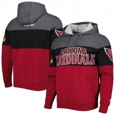 Толстовка Arizona Cardinals Starter Extreme - Heather Charcoal/Cardinal