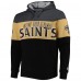 Толстовка New Orleans Saints Starter Extreme - Black/Heather Gray