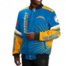 Куртка Los Angeles Chargers G-III Sports by Carl Banks Extreme Redzone Full-Snap Varsity - Powder Blue