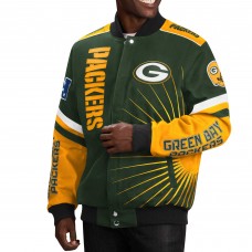 Куртка Green Bay Packers G-III Sports by Carl Banks Extreme Redzone Full-Snap Varsity - Green