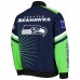 Куртка Seattle Seahawks G-III Sports by Carl Banks Extreme Redzone Full-Snap Varsity - Navy