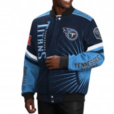 Куртка Tennessee Titans G-III Sports by Carl Banks Extreme Redzone Full-Snap Varsity - Navy