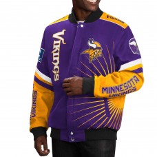 Куртка Minnesota Vikings G-III Sports by Carl Banks Extreme Redzone Full-Snap Varsity - Purple