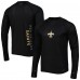 Футболка с длинным рукавом New Orleans Saints MSX by Michael Strahan Black Interval Raglan 