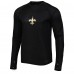 Футболка с длинным рукавом New Orleans Saints MSX by Michael Strahan Black Interval Raglan 