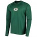 Футболка Green Bay Packers MSX by Michael Strahan Interval Long Sleeve Raglan - Green