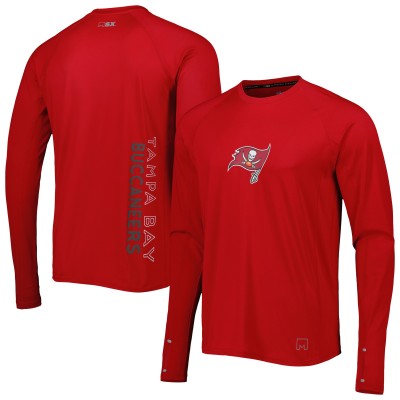 Футболка Tampa Bay Buccaneers MSX by Michael Strahan Interval Long Sleeve Raglan - Red