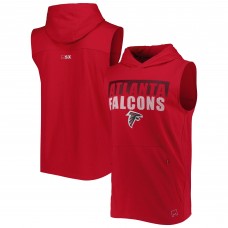 Толстовка Atlanta Falcons MSX by Michael Strahan Red Relay Sleeveless