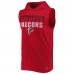 Толстовка Atlanta Falcons MSX by Michael Strahan Red Relay Sleeveless