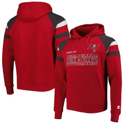 Толстовка Tampa Bay Buccaneers Starter Draft Fleece Raglan - Red