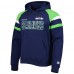 Толстовка Seattle Seahawks Starter Draft Fleece Raglan - College Navy