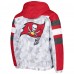 Куртка на короткой молнии Tampa Bay Buccaneers Starter Thursday Night Gridiron Raglan - White/Red