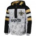Куртка на короткой молнии New Orleans Saints Starter Thursday Night Gridiron Raglan - White/Black