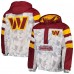 Куртка на короткой молнии Washington Commanders Starter Thursday Night Gridiron Raglan - White/Burgundy
