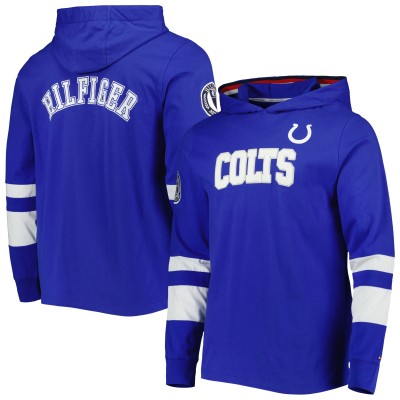 Лонгслив с капюшоном Indianapolis Colts Tommy Hilfiger Alex - Royal/White