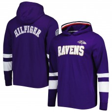 Лонгслив с капюшоном Baltimore Ravens Tommy Hilfiger Alex - Purple/White
