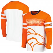 Футболка с длинным рукавом Denver Broncos Starter Halftime - Orange/White