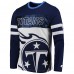 Футболка с длинным рукавом Tennessee Titans Starter Halftime - Navy/White