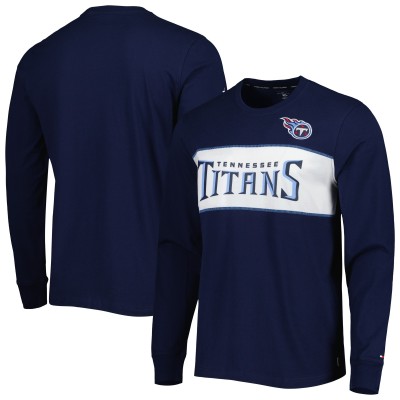 Футболка с длинным рукавом Tennessee Titans Tommy Hilfiger Peter Team - Navy