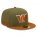 Бейсболка Washington Commanders New Era  Toasted Peanut 59FIFTY - Olive/Brown