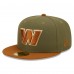 Бейсболка Washington Commanders New Era  Toasted Peanut 59FIFTY - Olive/Brown
