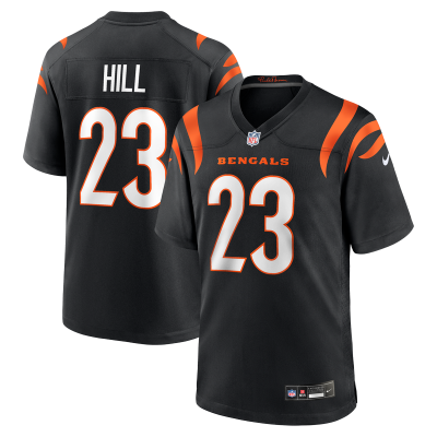 Джерси Cincinnati Bengals Daxton Hill Nike Black Game