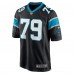 Игровая джерси Ikem Ekwonu Carolina Panthers Nike 2022 NFL Draft First Round Pick - Black