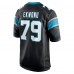 Игровая джерси Ikem Ekwonu Carolina Panthers Nike 2022 NFL Draft First Round Pick - Black