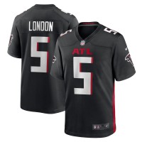 Игровая джерси Drake London Atlanta Falcons Nike 2022 NFL Draft First Round Pick - Black