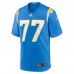 Игровая джерси Zion Johnson Los Angeles Chargers Nike Player Game - Powder Blue