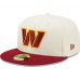 Бейсболка Washington Commanders New Era Tri-Chrome 59FIFTY - Cream/Burgundy