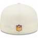 Бейсболка Washington Commanders New Era Tri-Chrome 59FIFTY - Cream/Burgundy