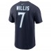 Футболка с номером Malik Willis Tennessee Titans Nike - Navy