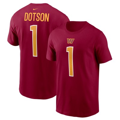 Футболка с номером Jahan Dotson Washington Commanders Nike - Burgundy