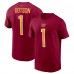Футболка с номером Jahan Dotson Washington Commanders Nike - Burgundy
