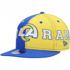 Бейсболка Los Angeles Rams New Era Team Split 9FIFTY - Royal/Gold