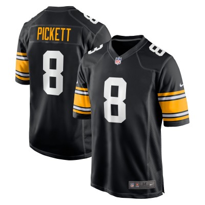 Игровая джерси Kenny Pickett Pittsburgh Steelers Nike Player Alternate Game - Black