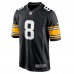 Игровая джерси Kenny Pickett Pittsburgh Steelers Nike Player Alternate Game - Black