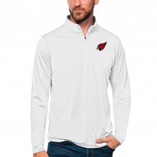 Кофта на короткой молнии Arizona Cardinals Antigua Tribute Lightweight - White