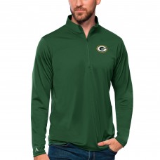 Кофта на короткой молнии Green Bay Packers Antigua Tribute Lightweight - Green