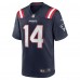 Игровая джерси Ty Montgomery New England Patriots Nike - Navy