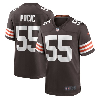 Игровая джерси Ethan Pocic Cleveland Browns Nike - Brown