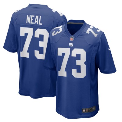 Джерси New York Giants Evan Neal Nike Royal Player Game