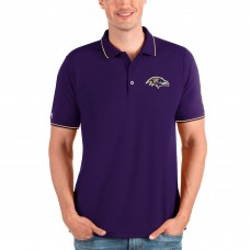Baltimore Ravens Antigua Affluent Polo - Purple