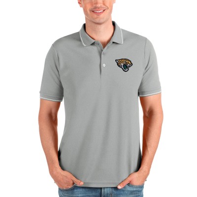 Поло Jacksonville Jaguars Antigua Affluent - Heathered Gray